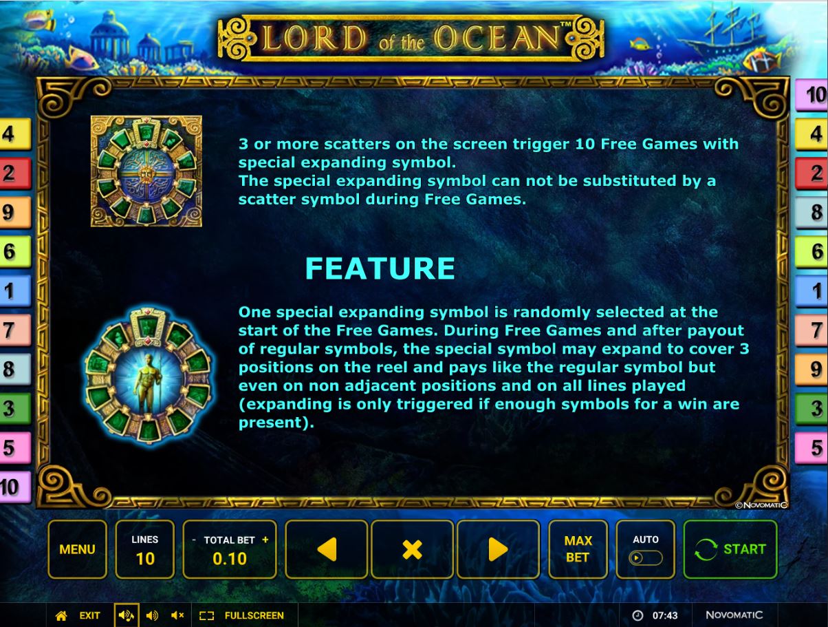 Lord Of The Ocean игровой автомат